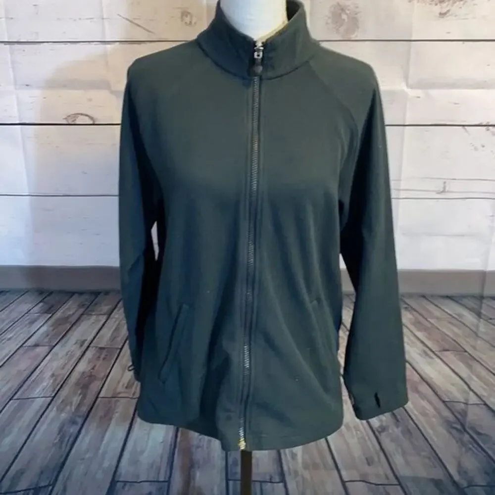 Under Armour Sweatshirt Youth XL Gray cold gear full zip fleece YXL Soft Stretch